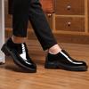 2025 neue Blockplattform Lackleder Herrenschuhe Vorstellungsgespräch Lederschuhe Herren Lackleder Friseur Tide Erhöhung Schuhe