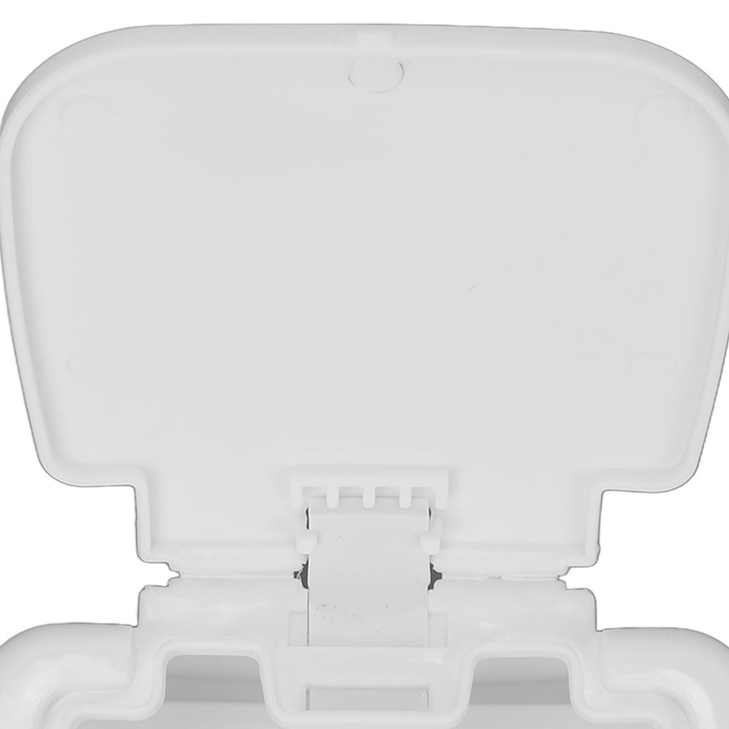 Cotton Pad Container Dustproof Press Design Rhombus Shape Small Cotton Pad Dispenser Cotton Pad Storage Box with Cover