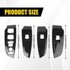 4x Fiber Carbon Inner Switch Window Bezel Control Panel for Honda Accord 2018-22
