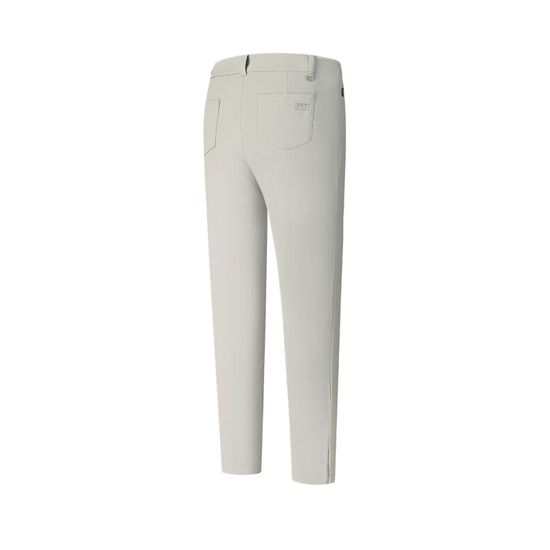 Fila Golf Series Fashion Versatile Skin-Friendly Soft Casual Pants Women Bottoms Gray Oatmeal A11W525810F-BG
