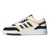 adidas Originals Drop Step Low Cuero Ante Antideslizante Resistente al Desgaste Ligeras Zapatillas de Skate de Caña Baja Unisex Blanco Negro Amarillo GW9727