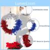 Stunning Diy Red White And Blue Star American Independence Day Wreaths For Parties