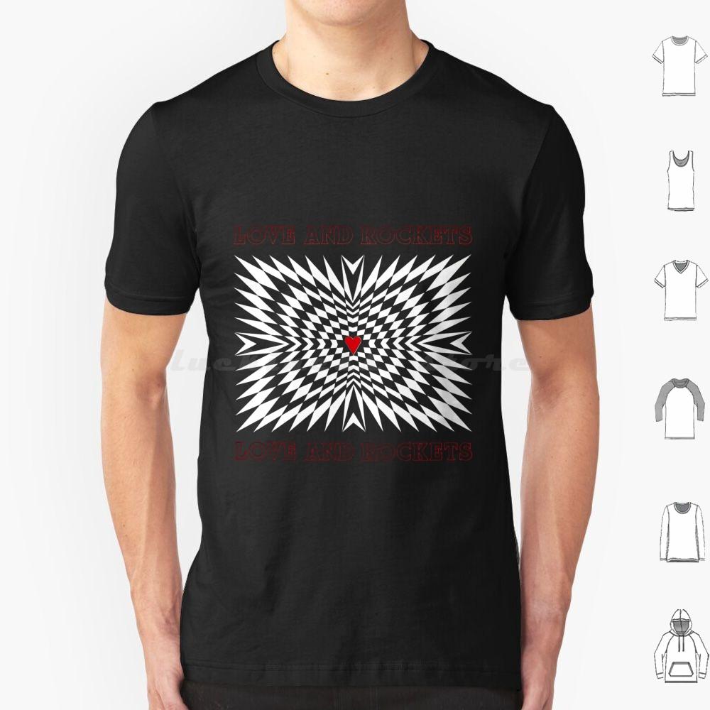Love And Rockets T Shirt 6xl Cotton Cool Tee Love Rockets 80s Music Album Record Vinyl Band Artist Love And Rockets S