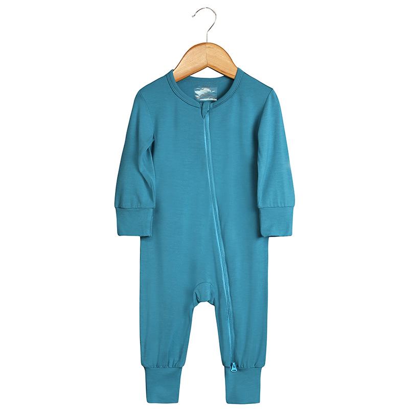 Bamboo Fiber Baby Onesie – Spring/Autumn Casual Homewear Newborn Climbing Suit