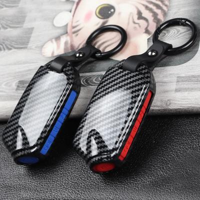 ABS Carbon Remote Car Key Cover Case For Kia Stinger GT CK K9 K900 2017 2018    2022 4 Buttons