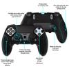 PlayVital Ninja Edition Open Design Silicone Cover Skin for PS5 Edge Ergonomic Protective Soft Rubber Case with Thumb Grip Caps for PS5 Edge Wireless