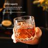 Retro Embossed High-End Whiskey and Beer Mug Glassware