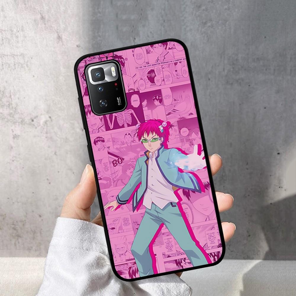 Saiki Kusuo No Psi Nan Phone Case For Redmi Note 4 X 5 A 6 7 8 T 9 9S 10 11 11S 11Epro Poco M3 Pro