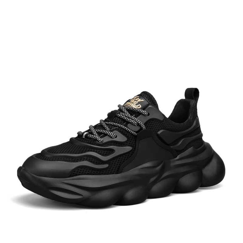 Fashion Anti-slip Thick Heeled Sneakers Casual Women's Shoes Size 44 45 46 47 Blue Trainers Woman Sport Tenus Tenes Loafer'lar