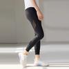 Li Ning Training Series Flat Crotch Tight Casual Sports Fitness Pants Women bottoms Black AULR070-1