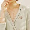 Creative Cartoon Sewing Machine Brooch Zinc Alloy Fashion Accessory Secure Pin Easy To Wear Gift for Craft Lovers