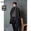 GXG Men's Wool Raglan Sleeve Long Overcoat