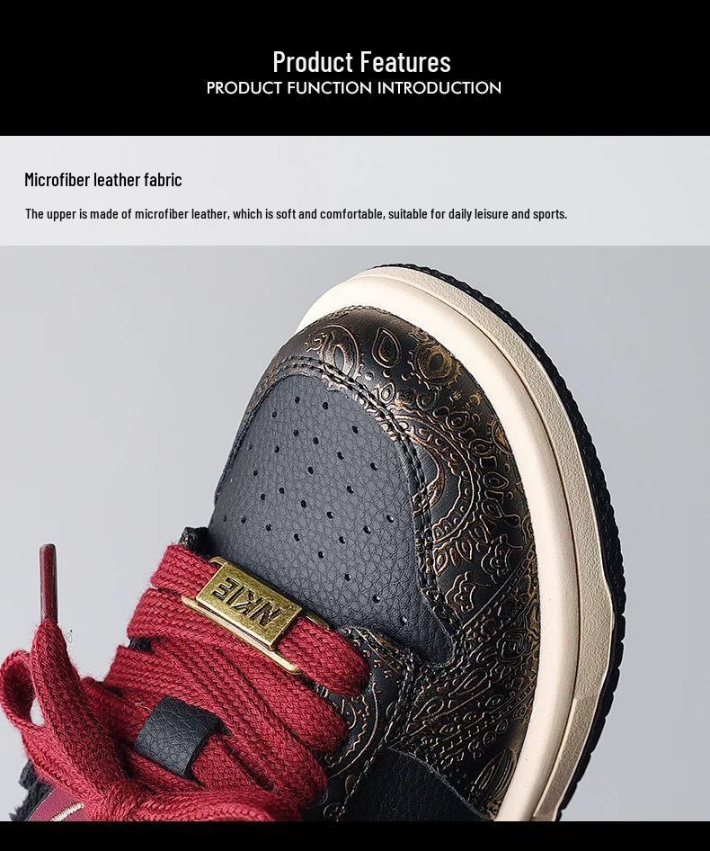 Boys' Winter 2025 Sun Wukong Black High-Top Fleece-Lined Cotton Shoes for Girls—Warm and Stylish Sports Shoes.
