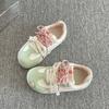 Cute ins wind moral training shoes women's 2025 new spring and summer breathable thin baseplate shoes retro casual little white shoes women