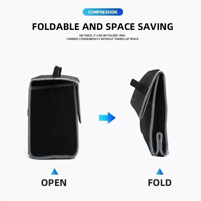 2026 Hot For Renault Hub Caps Felt Car Trunk Bag Folding Storage Non Slip Organizer Tool Case For Renault Clio Captur Megane 2 K