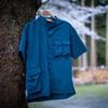 [Grip Swany] Women's Supplex Stand Collar Shirt GSW-34 (M, Navy)