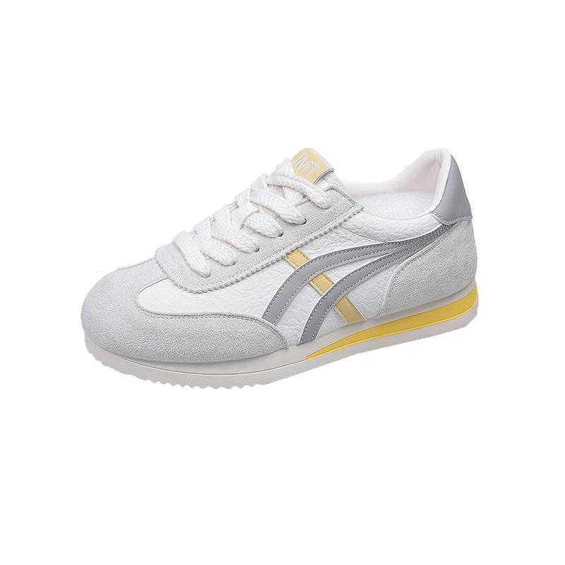 

Retro color matching platform German training shoes women s 2025 new models increase height and thinness, comfortable 40 жёлтый