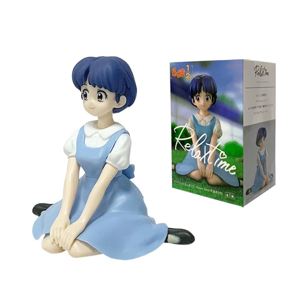 BANDAI BANPRESTO Ranma 1/2 Relax Time Shampoo Tendou Akane Ranma PVC Figure Model Collector Figurine Toy Gifts