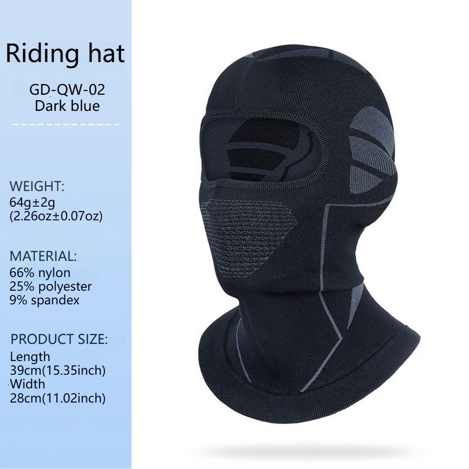 Durable And Safe Getinfit Cycling Mask Moisture Absorption Neck Guard Windproof Headgear Breathable Mesh Mouth Nose Locomotive Helmet Inner Liner