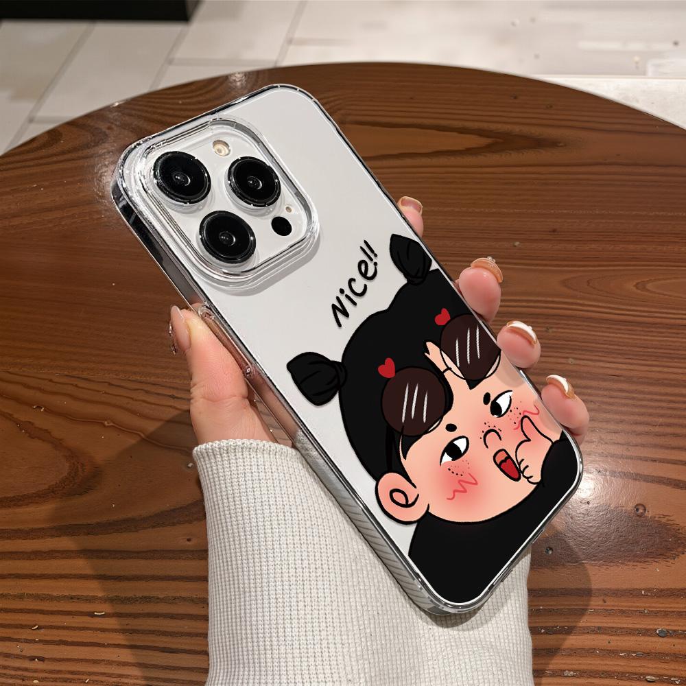 Transparent Case for iPhone 11 12 13 14 15 16 iPhone 13 14 15 16 Pro 13 14 15 16 Pro Max Samsung A15 A16 A25 A26 A55 A56 S25 S24 S22 S23