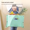 Plastic Collapsible Folding Stool Portable Durable Heavy Duty Seat for Outdoor Camping Hiking Fishing Road Trip Use