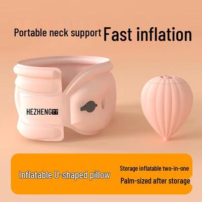 Hezheng HZ-A1 Inflatable Travel Neck Pillow CN Plug (adapter Included)