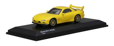 Kyosho Original Mazda FD3S Gelb Fertigprodukt Limitiert 1/64 RX-7