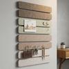 8PCS Polyester Fiber Bulletin Board Strip Adhesive Tabs Included Wall Decor Sticker  Home Office