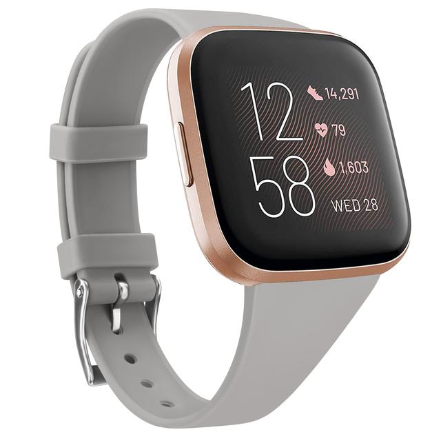 Für Fitbit Versa Versa Lite Uhrenarmband Silikonband Wasserdicht