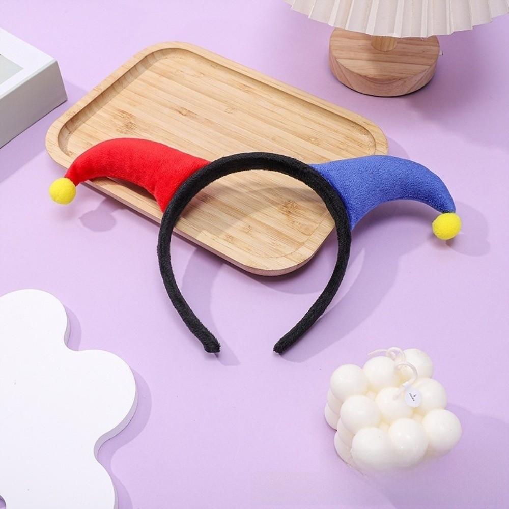 Colorful Style Cosplay Hairbands Plush Funny Headwear Novelty Clown Headband Costume Party