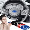 1pcs ABS Car Styling Steering Wheel Center Emblem Badge Sticker For Subaru Forester SG5 SH SJ Impreza XV Legacy Outback WRX STI Z12