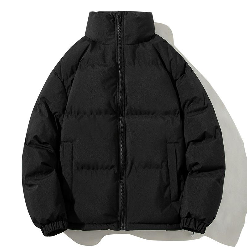 Men's Winter Warm Cotton Coat Loose and Versatile Collar Cold-proof Bread Jacket Cotton Jacket Top