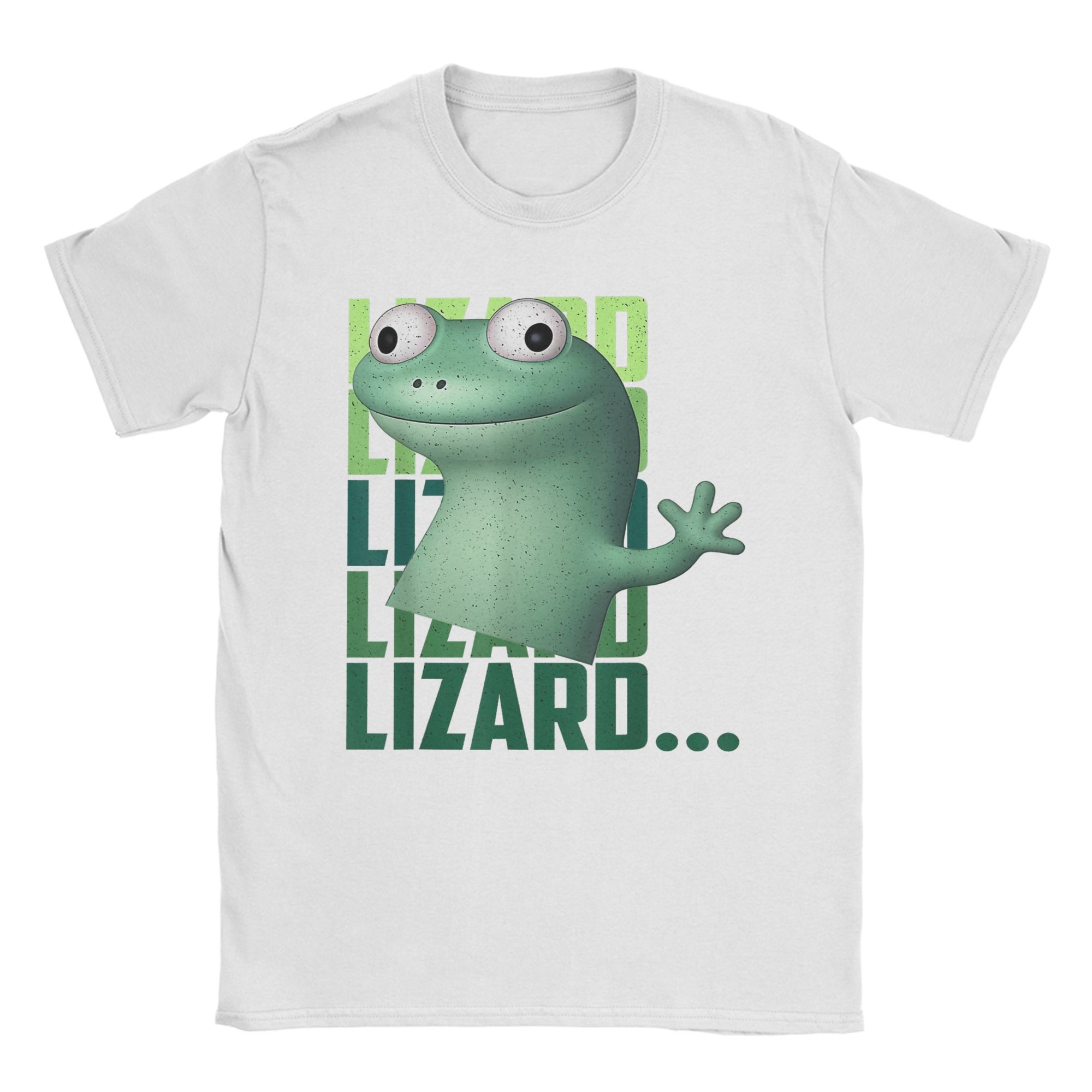 XIXI Fashion Heren T-shirt Grappig Weirdcore Dier Hagedis Hagedis Hagedis Meme T-shirts Hip Hop Zomer T-shirts Basis Katoenen Kleding Grote Maten 6XL M