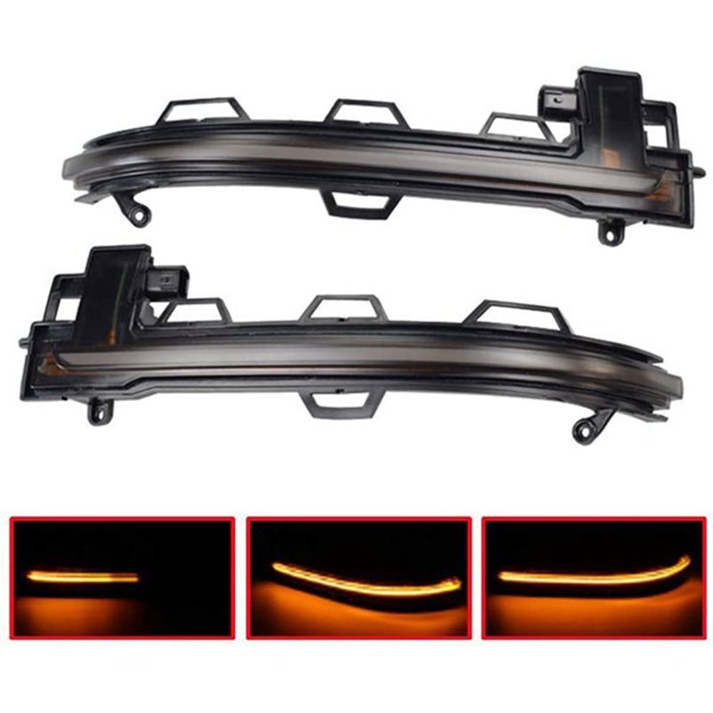 1Pair Car Rearview Side Mirror LED Dynamic Turn Signal Light For BMW X3 X4 X5 X6 X7 G01 G02 G05 G07 2018- Indicator Parts