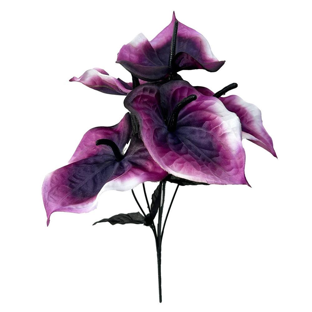 Silk Calla Lily Artificial Flower Multicolor Faux Red Palm Creative Fake Flower  Home Decoration