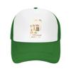 Jesus Is My All Typography Mesh Baseball Cap Casual Hat Outdoor  For Womens Unisex FeUnisex