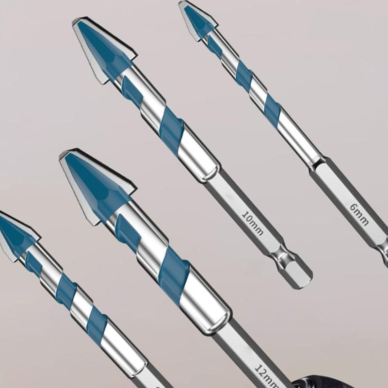 Hexagonal Shank Offset Drill Bit For Wood Glass Ceramic Tile And Concrete With U Shape Helical Flute Design No Water Needed