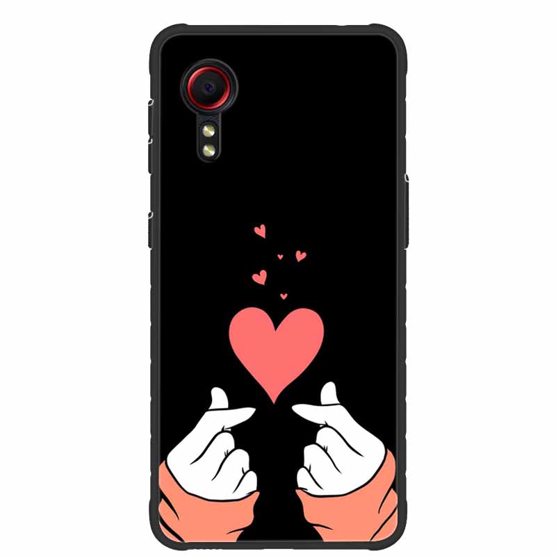 Per Samsung Galaxy Xcover7 5G Cover Carina Adorabile Custodia Posteriore in Silicone per Telefono Per Samsung Xcover 7 Protettiva Antiurto Morbide Custodie