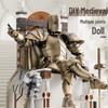 Fifth Gen Medieval Warrior Robot Doll - Jointed Action Figure & Creative Stress Relief Toy.