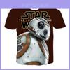 Camiseta Masculina Casual de Qualidade Premium com Estampa 3D Star Wars Darth Vader Engraçada Manga Curta Para Uso Diário