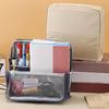 Multifunctional Makeup Bag Large Capacity Pencil Case Multi-layer Oxford Cloth Pen Bag Simple Toiletries Organizer Stationery Pouch for Women Students
