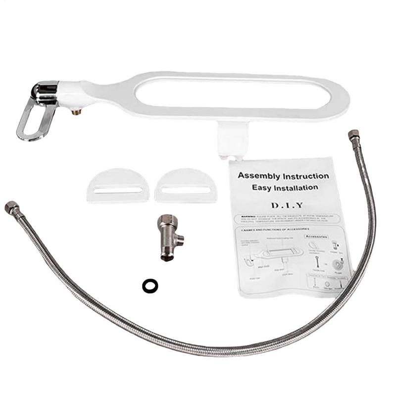 Intelligente Toilette Bidet-Sprüher Nicht-elektrisches Selbstreinigendes Bidet-Werkzeug Mit Einstellbarem Druck Toilettenaufsatz für Badezimmer Hotel