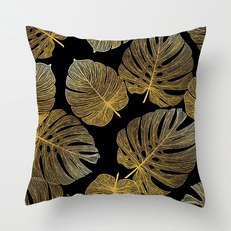 

Домашний декор, черный чехол для подушки с принтом, мягкая наволочка для спальни, автомобильная наволочка 45X45CM