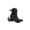 SunLemon Fluffies Medium Crow 15 x 24 x 20.5cm Plush Animal Cute Bird P-1473
