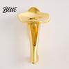 Creative Lapel Pin Peanut/Calla Shaped Flower Insert Brooch DIY Wearable Bouquet Holder Metal Clothing Ornament Brooch Clip Vase for Women Dried