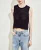 RIDIFI Handmade Crochet Knit Vest_Black