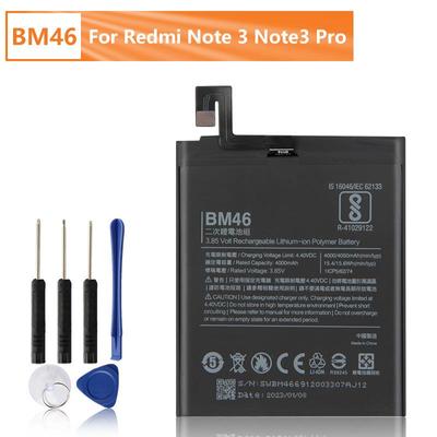 Vervangende Telefoon Batterij BM46 Voor Xiaomi Redmi Note 3 Pro Hongmi Note3 Redrice note 3 BM46 4050mAh