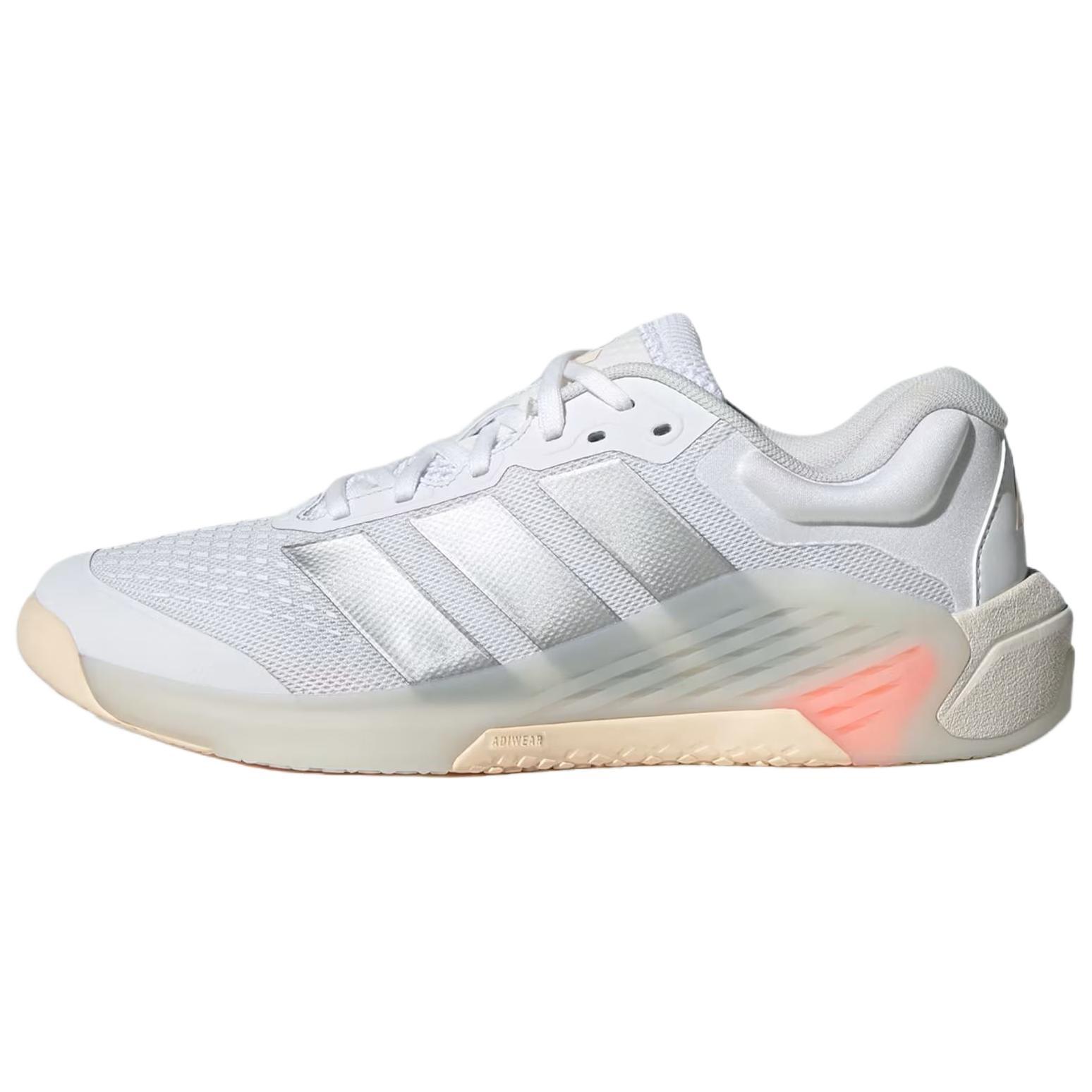 Adidas Dropset 4 Comfortable Durable Breathable Support Training Shoes Women sneaker White Silver JR4666 36