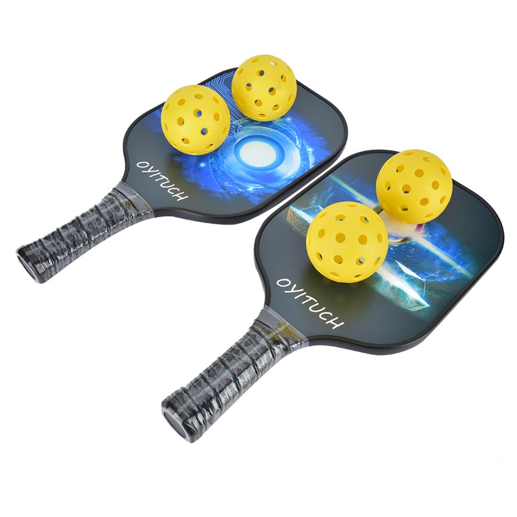 Professional Carbon Fiber Outdoor Sport Portable Pickleball Paddle Racquet Optimal Ball Control