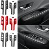 Auto Interior Accessories Window Control Button Trim Panel Decorative Strip ABS For Hyundai KONA SX2 2024-2026 Left-hand Drive